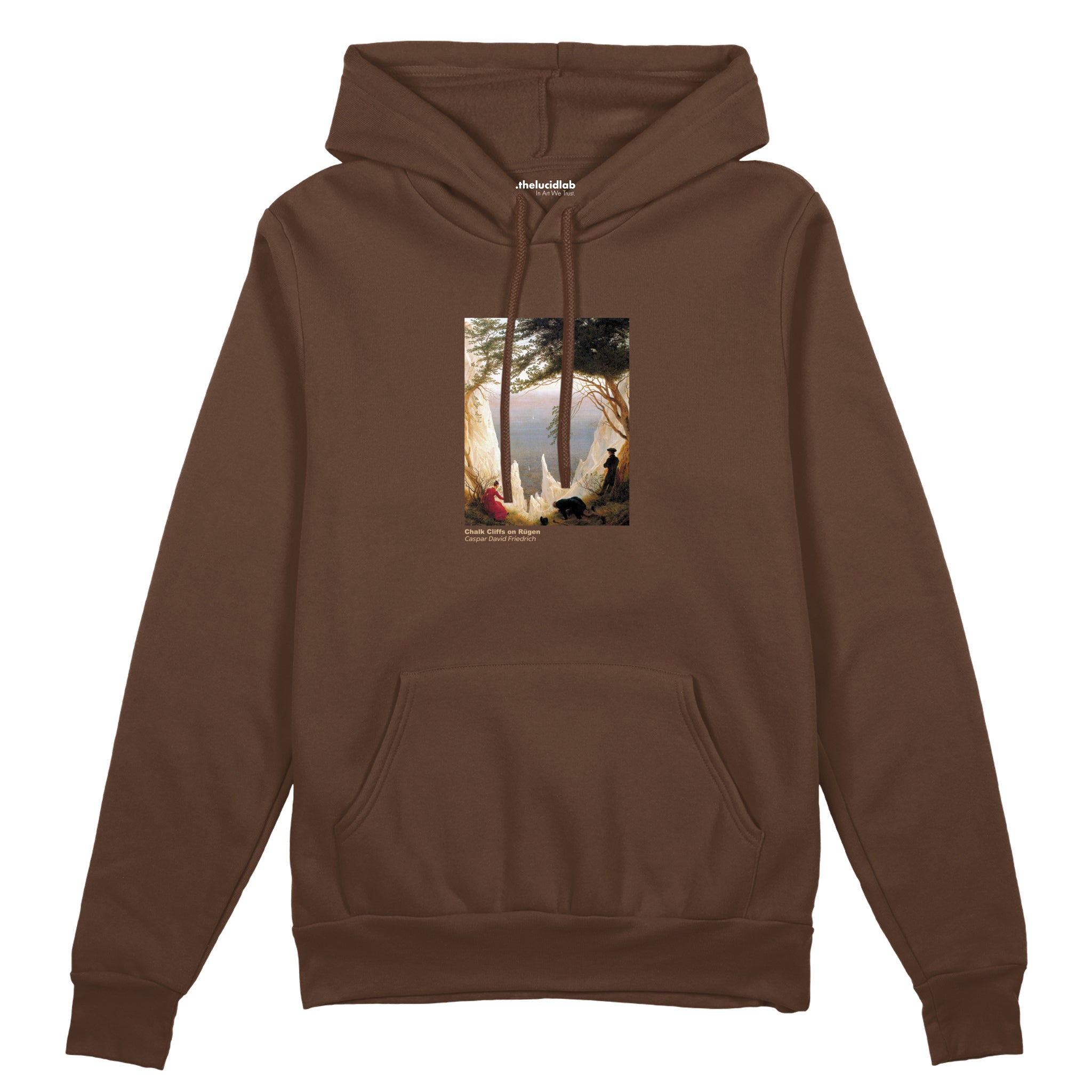 Chalk Cliffs on Rügen Oversize Hoodie – Kahverengi