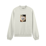 Chalk Cliffs on Rügen Oversize Sweatshirt – Beyaz