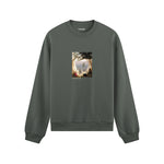 Chalk Cliffs on Rügen Oversize Sweatshirt – Antrasit