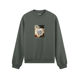 Chalk Cliffs on Rügen Oversize Sweatshirt – Antrasit