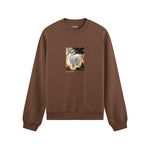 Chalk Cliffs on Rügen Oversize Sweatshirt – Kahverengi