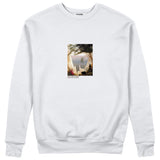 Chalk Cliffs on Rügen Sweatshirt – Beyaz