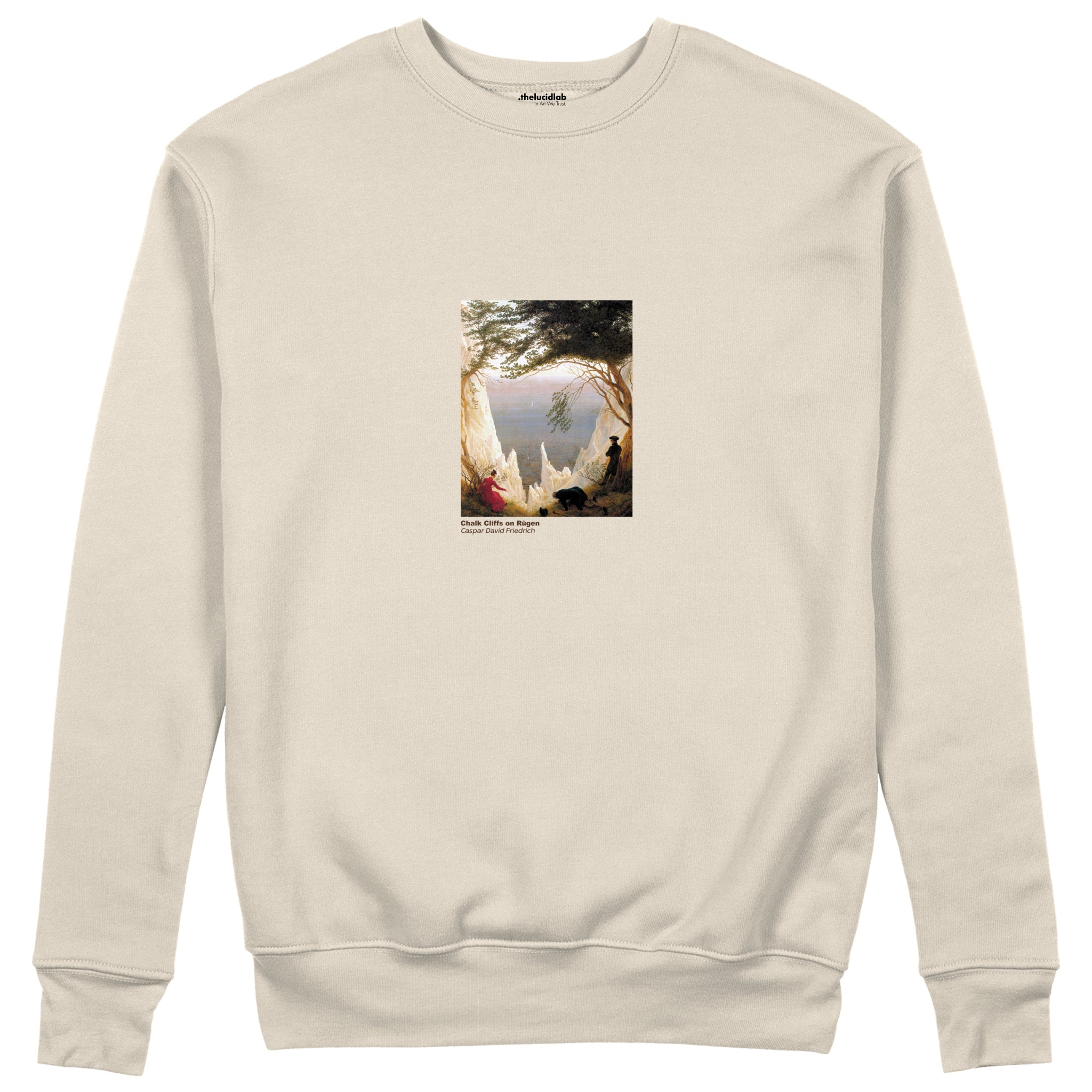 Chalk Cliffs on Rügen Sweatshirt – Bej