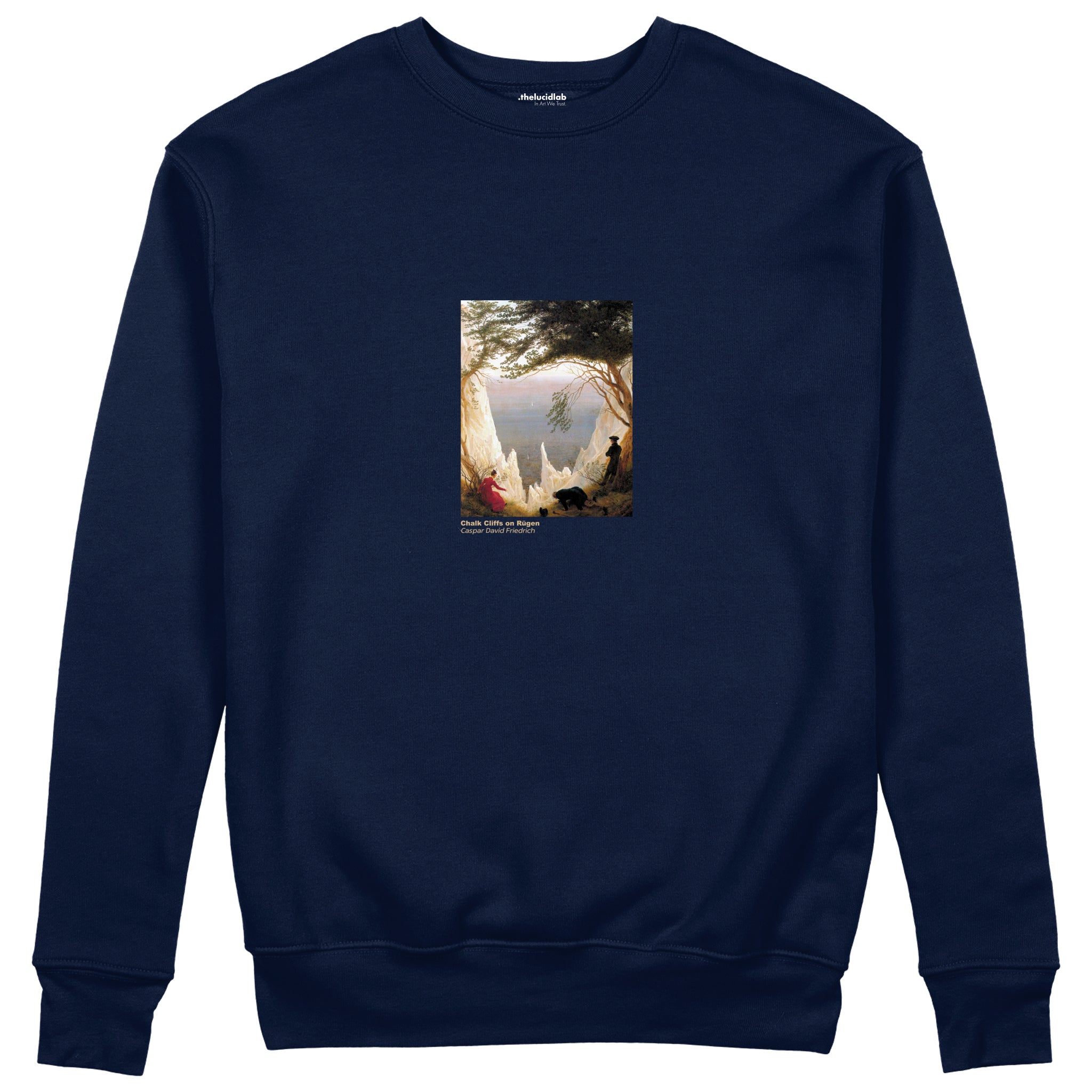 Chalk Cliffs on Rügen Sweatshirt – Lacivert