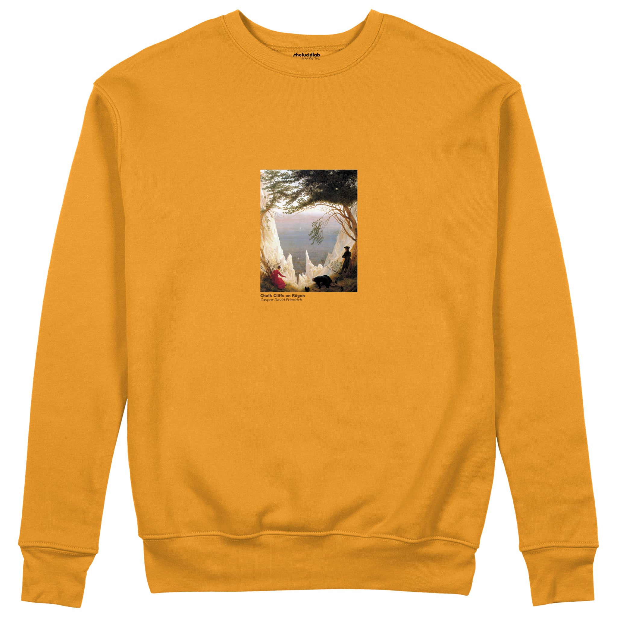 Chalk Cliffs on Rügen Sweatshirt – Turuncu
