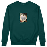 Chalk Cliffs on Rügen Sweatshirt – Koyu Yeşil