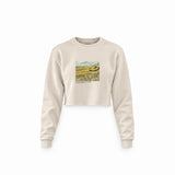 Field with Ploughman and Mill Crop Sweatshirt – Krem