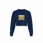 Field with Ploughman and Mill Crop Sweatshirt – Lacivert