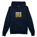 Field with Ploughman and Mill Oversize Hoodie – Lacivert