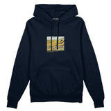 Field with Ploughman and Mill Oversize Hoodie – Lacivert