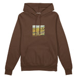 Field with Ploughman and Mill Oversize Hoodie – Kahverengi