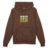 Field with Ploughman and Mill Oversize Hoodie – Kahverengi