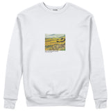 Field with Ploughman and Mill Sweatshirt – Beyaz