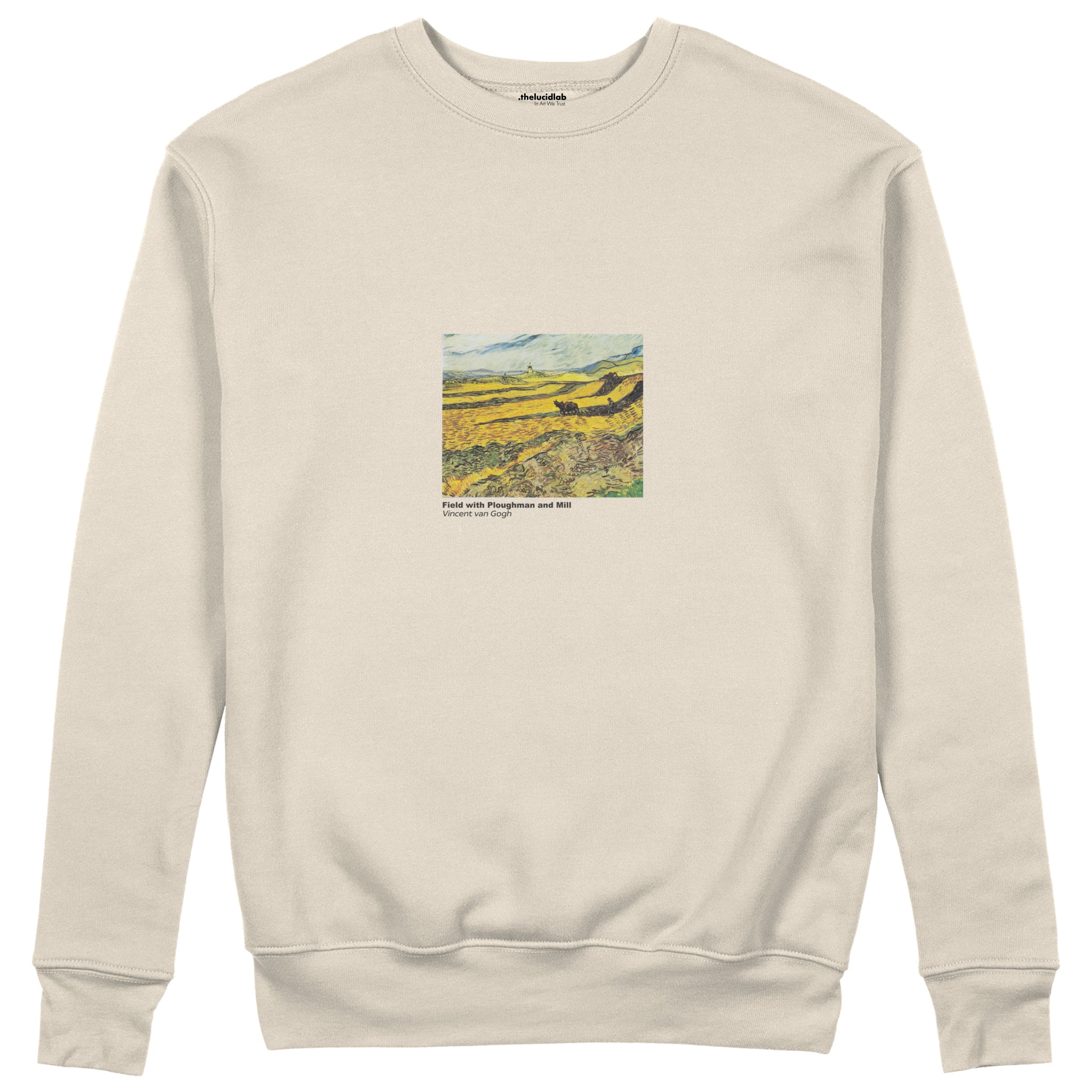 Field with Ploughman and Mill Sweatshirt – Bej