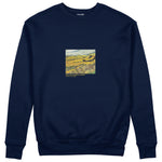 Field with Ploughman and Mill Sweatshirt – Lacivert