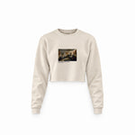 Declaration of Independence Crop Sweatshirt – Krem