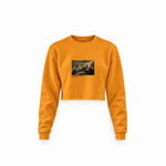 Declaration of Independence Crop Sweatshirt – Turuncu