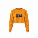 Declaration of Independence Crop Sweatshirt – Turuncu
