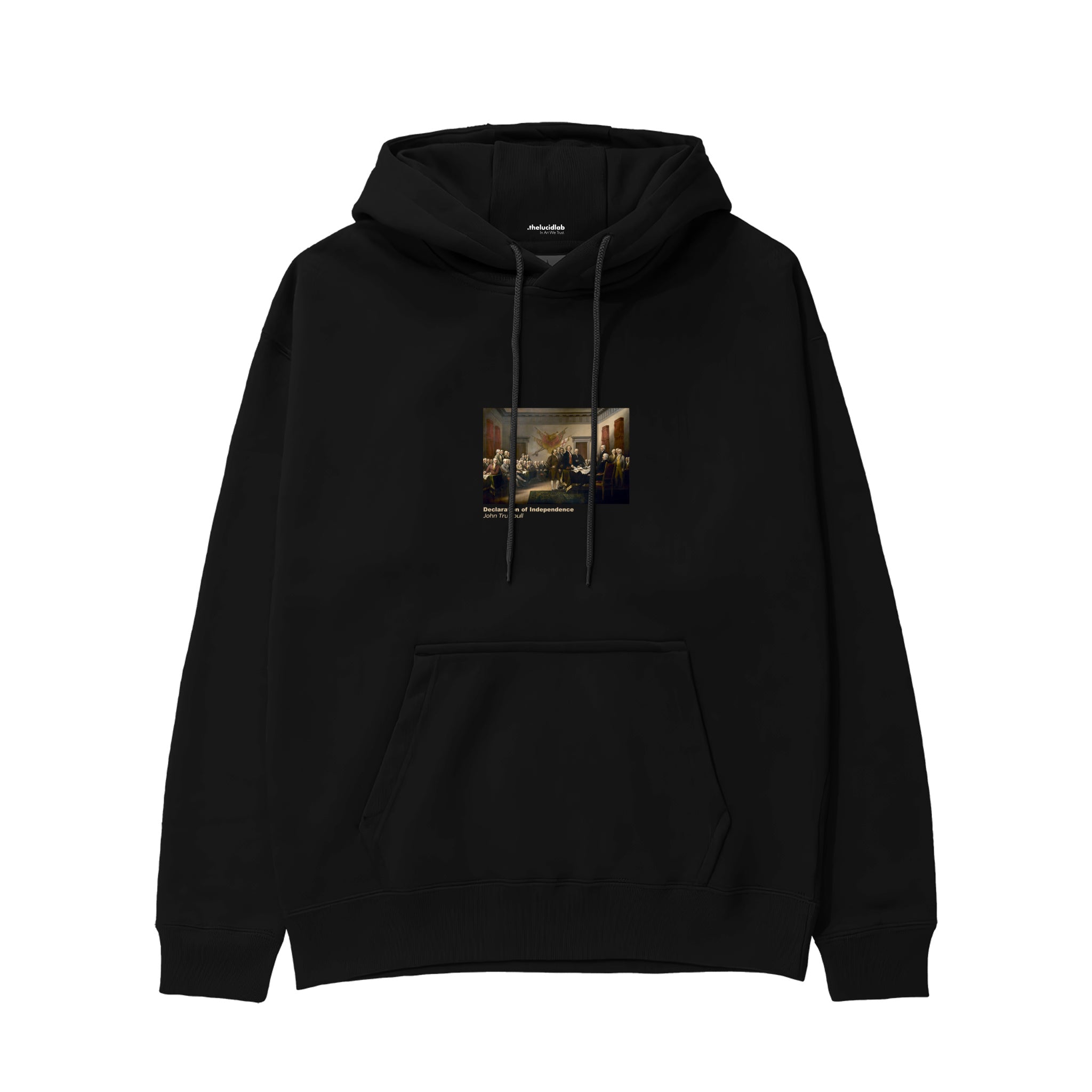 Declaration of Independence Hoodie – Siyah