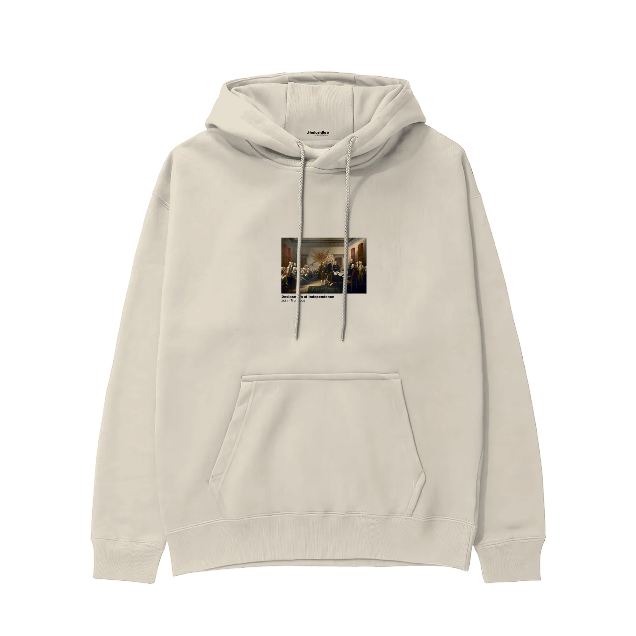 Declaration of Independence Hoodie – Krem