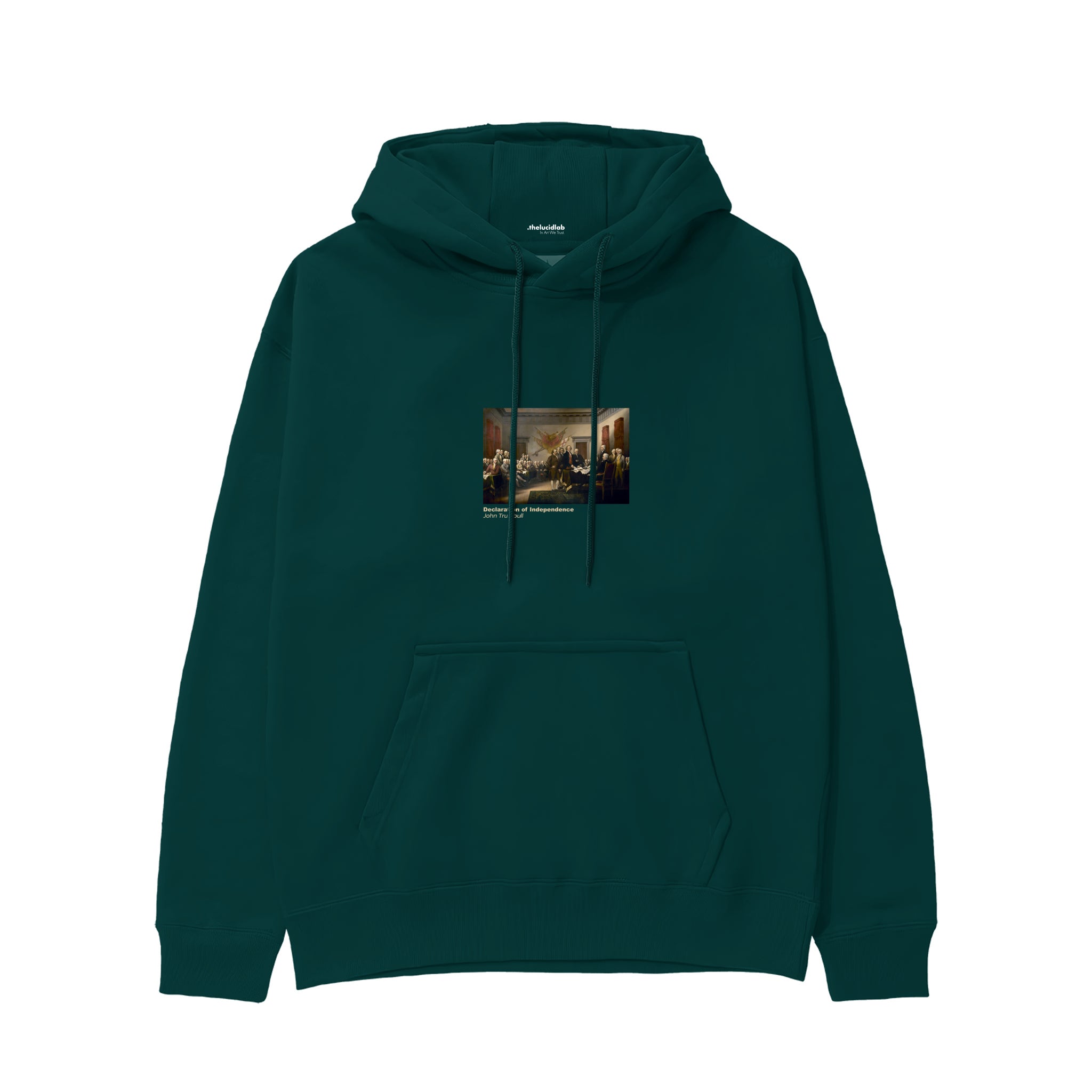 Declaration of Independence Hoodie – Koyu Yeşil