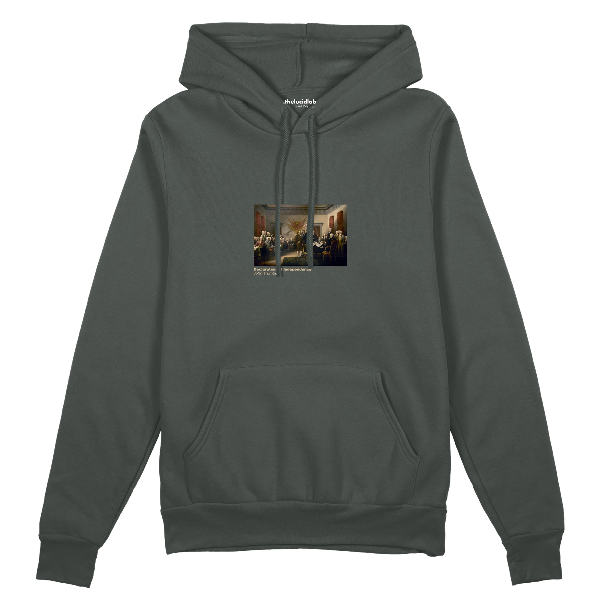 Declaration of Independence Oversize Hoodie – Antrasit