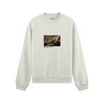 Declaration of Independence Oversize Sweatshirt – Beyaz