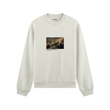 Declaration of Independence Oversize Sweatshirt – Beyaz