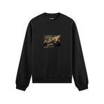 Declaration of Independence Oversize Sweatshirt – Siyah
