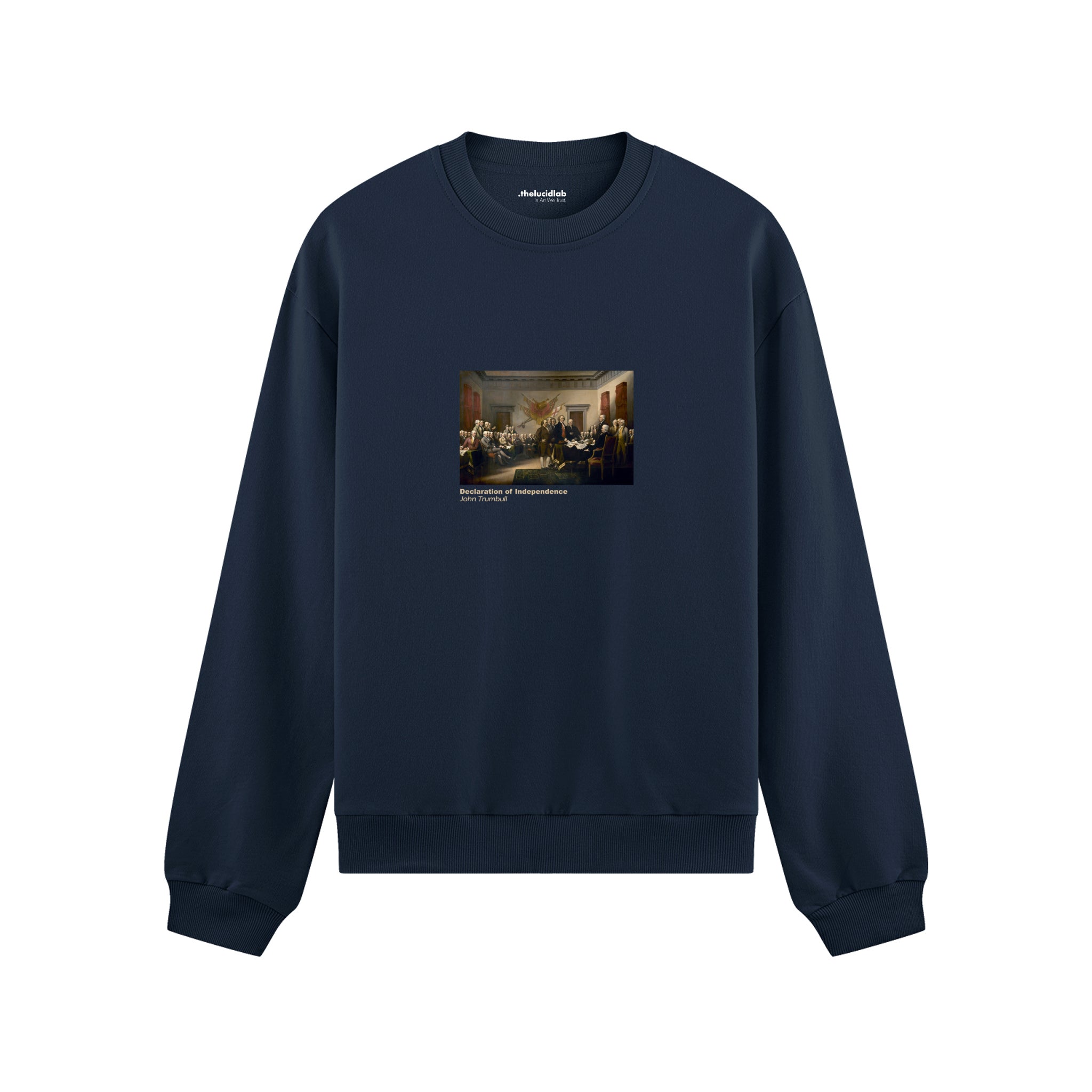 Declaration of Independence Oversize Sweatshirt – Lacivert