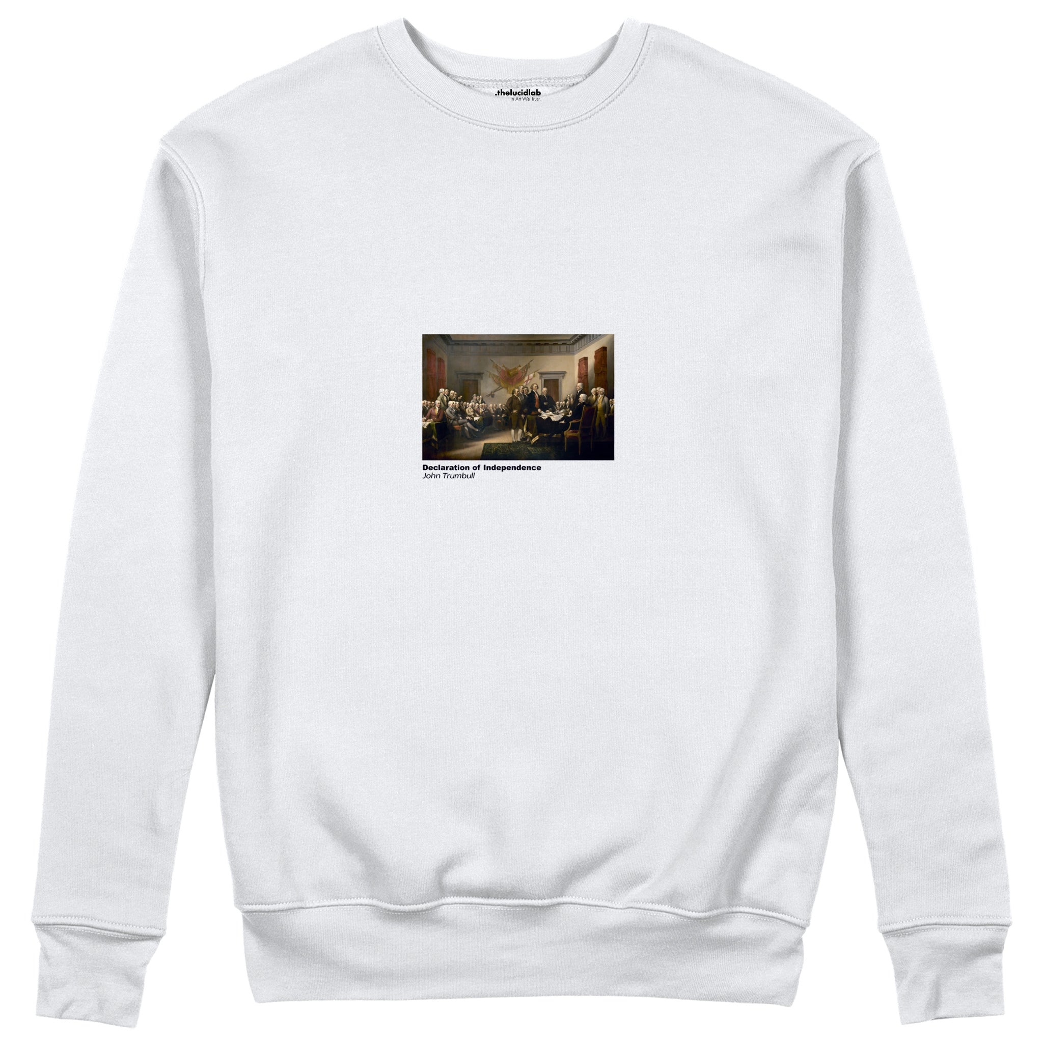 Declaration of Independence Sweatshirt – Beyaz
