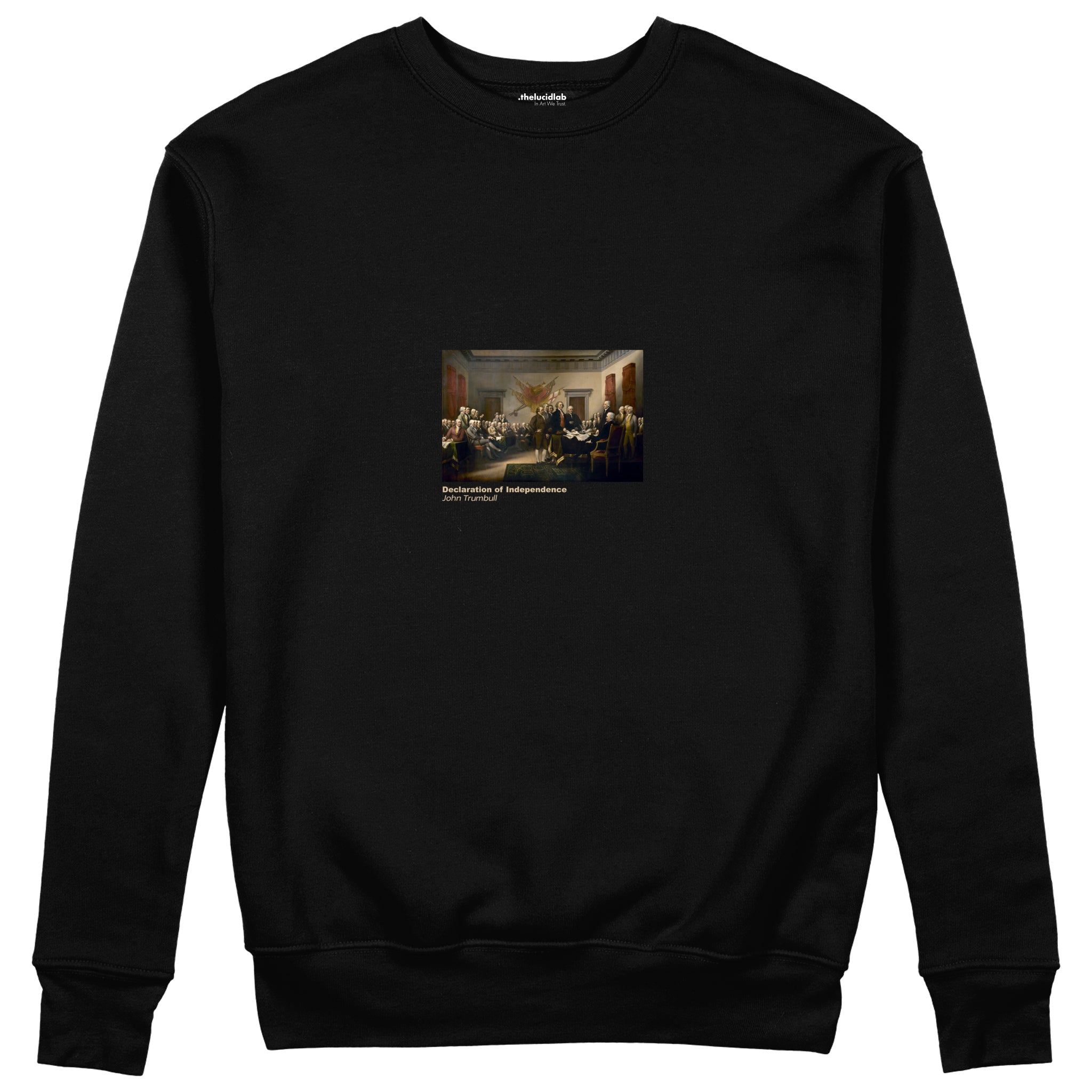 Declaration of Independence Sweatshirt – Siyah