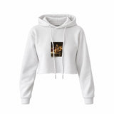 Judith Slaying Holofernes Crop Hoodie – Beyaz