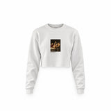 Judith Slaying Holofernes Crop Sweatshirt – Beyaz