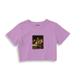 Judith Slaying Holofernes Crop Tişört – Lila