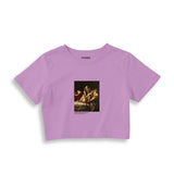Judith Slaying Holofernes Crop Tişört – Lila