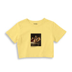 Judith Slaying Holofernes Crop Tişört – Sarı