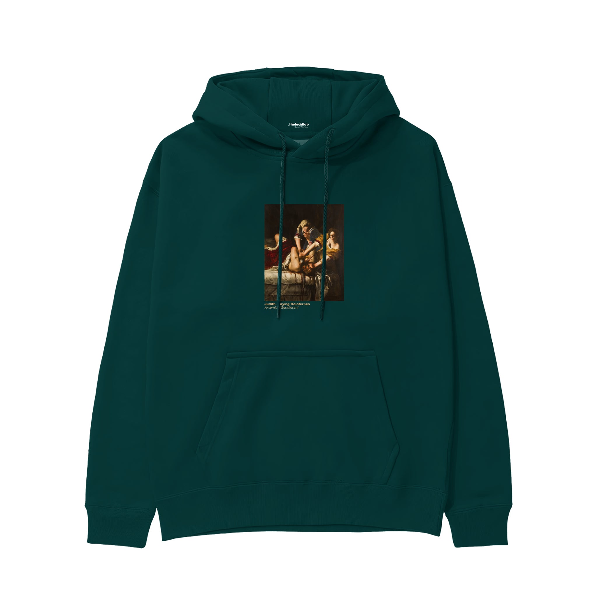 Judith Slaying Holofernes Hoodie – Koyu Yeşil