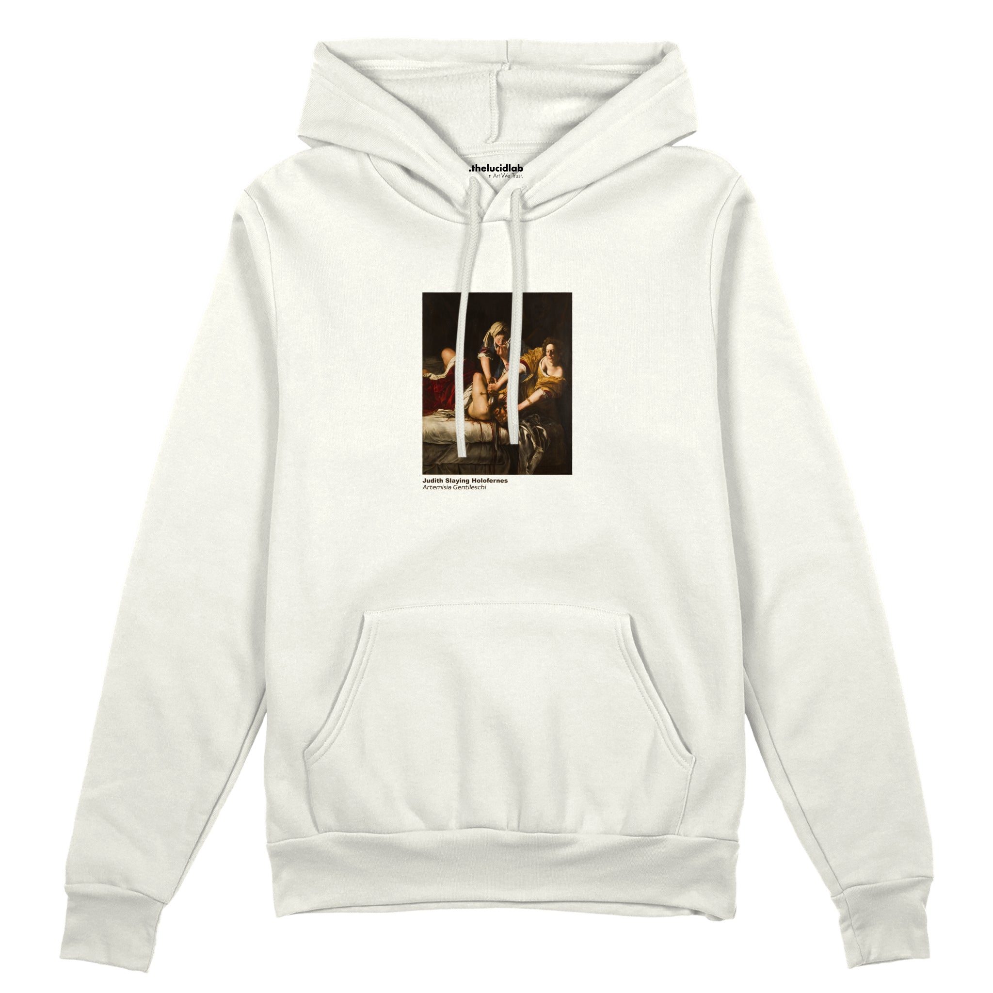 Judith Slaying Holofernes Oversize Hoodie – Beyaz