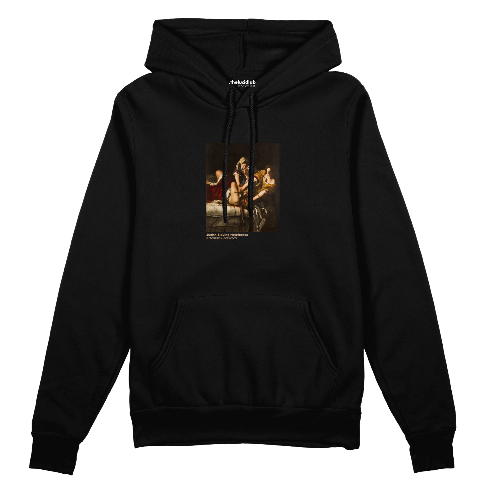 Judith Slaying Holofernes Oversize Hoodie – Siyah