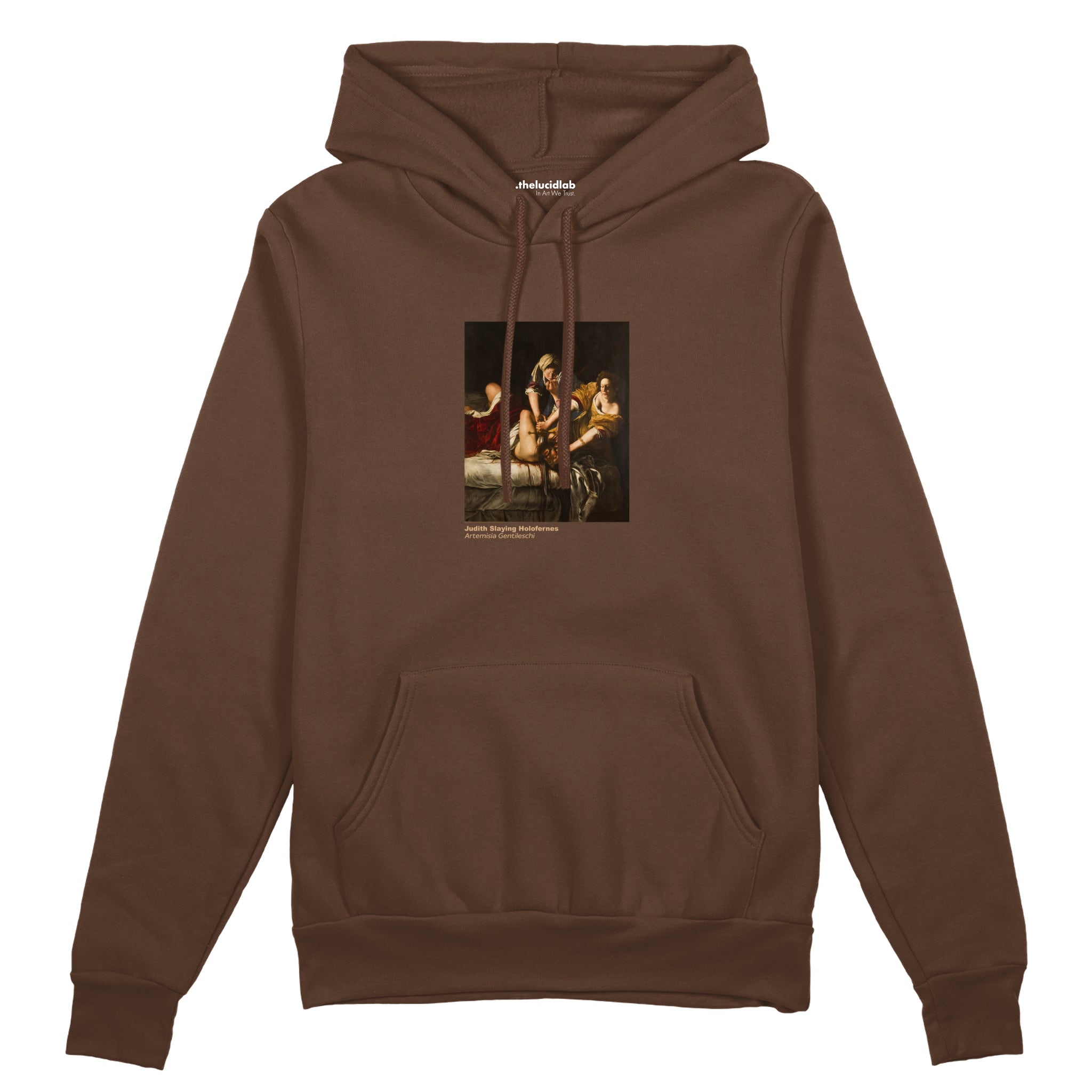 Judith Slaying Holofernes Oversize Hoodie – Kahverengi