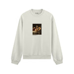 Judith Slaying Holofernes Oversize Sweatshirt – Beyaz