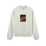 Judith Slaying Holofernes Oversize Sweatshirt – Beyaz