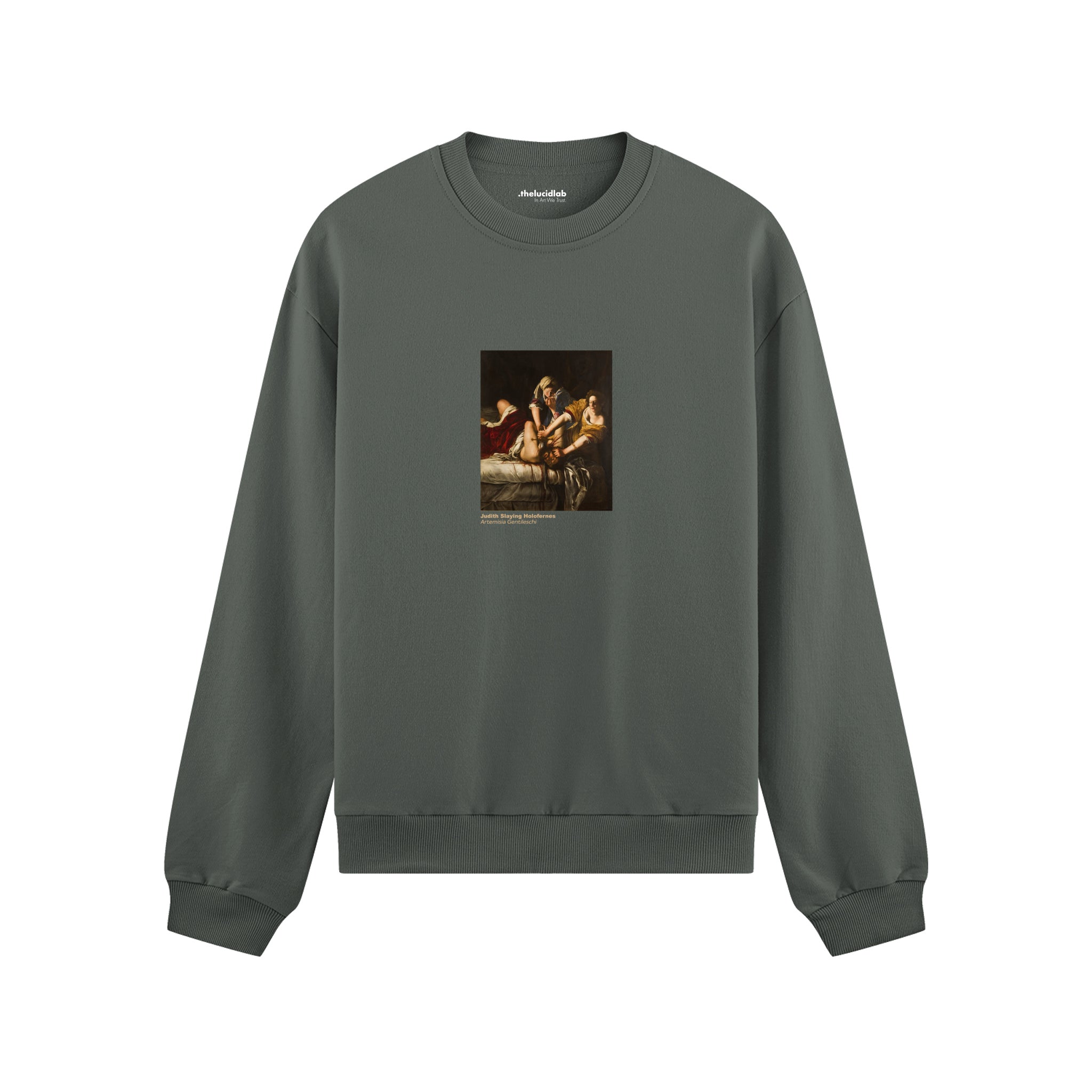 Judith Slaying Holofernes Oversize Sweatshirt – Antrasit