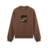 Judith Slaying Holofernes Oversize Sweatshirt – Kahverengi