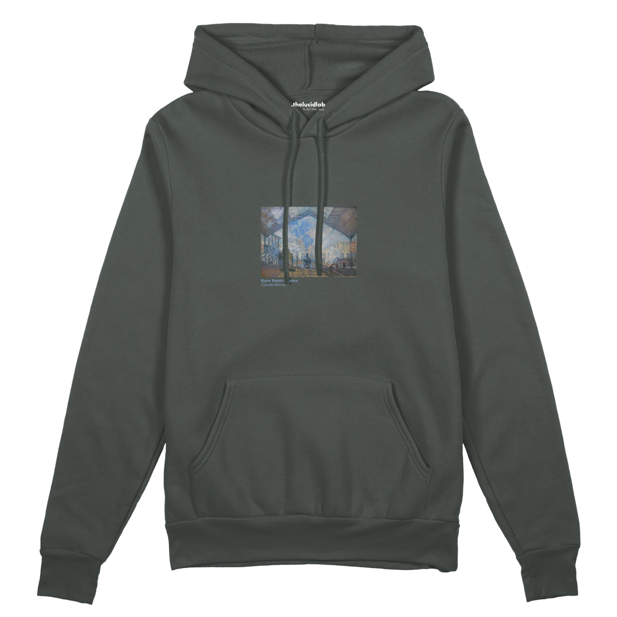 Gare Saint-Lazare Oversize Hoodie – Antrasit