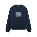 Gare Saint-Lazare Oversize Sweatshirt – Lacivert