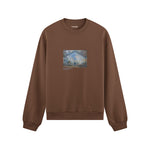 Gare Saint-Lazare Oversize Sweatshirt – Kahverengi