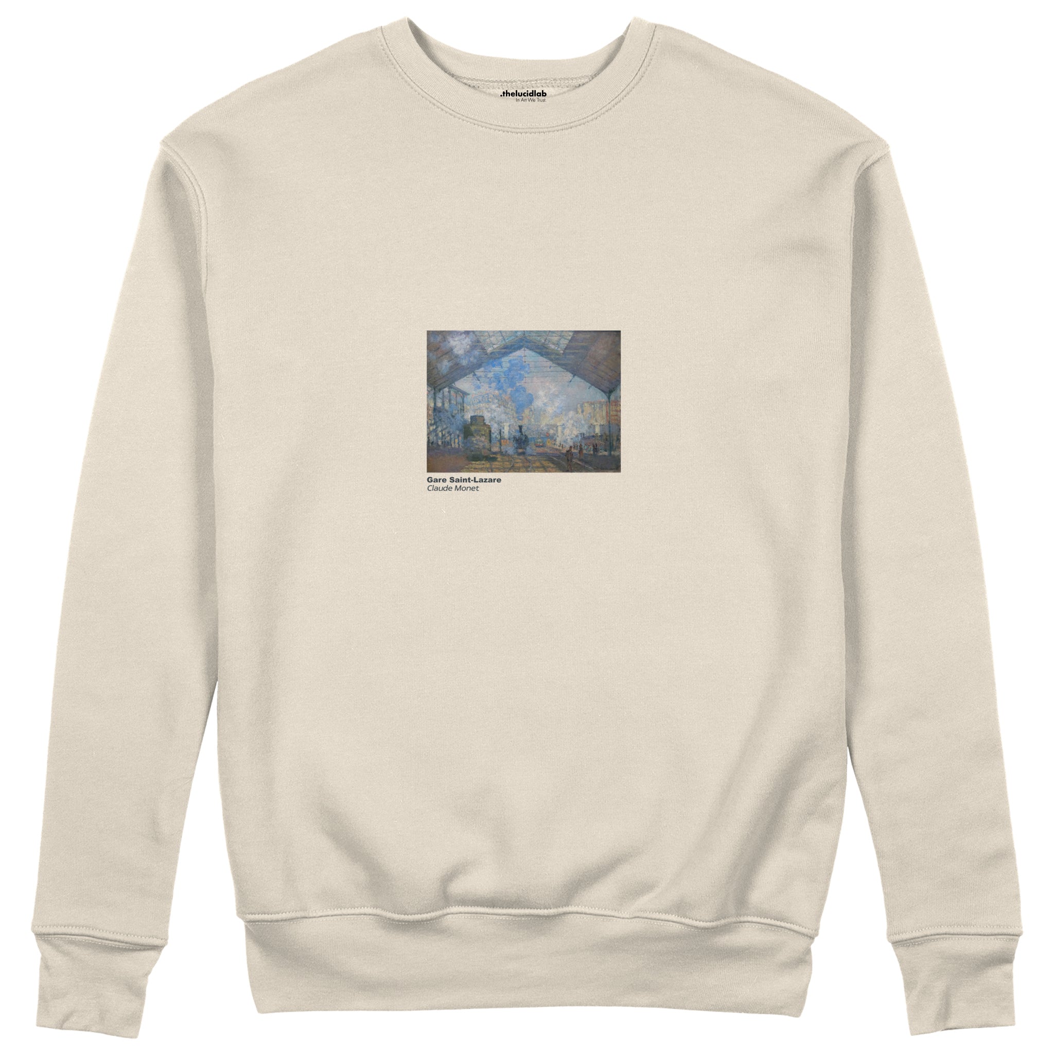 Gare Saint-Lazare Sweatshirt – Bej