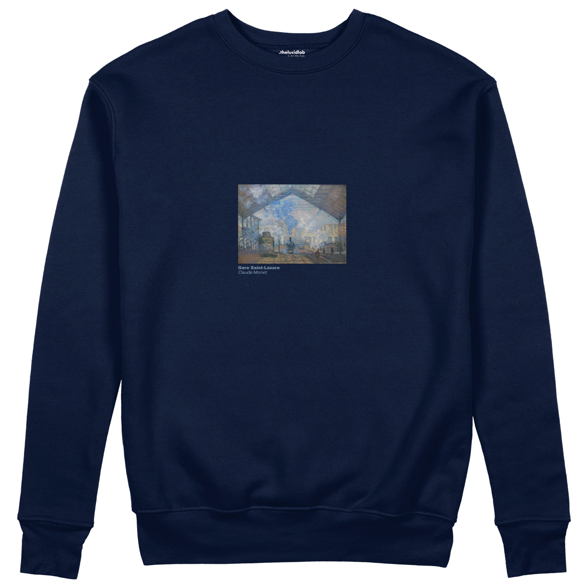 Gare Saint-Lazare Sweatshirt – Lacivert